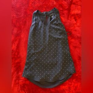 White House Black Market Black Sequined Blouse